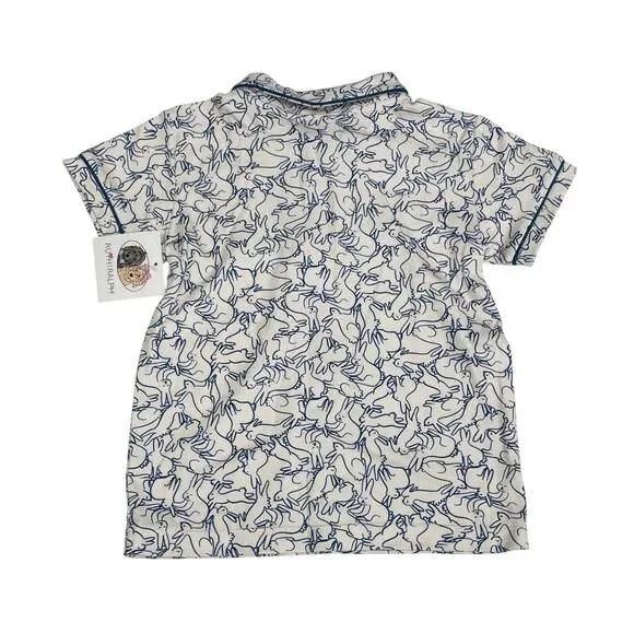 NWT Ruth & Ralph Size 2T Bunnies Shep Polo - Picture 2 of 4